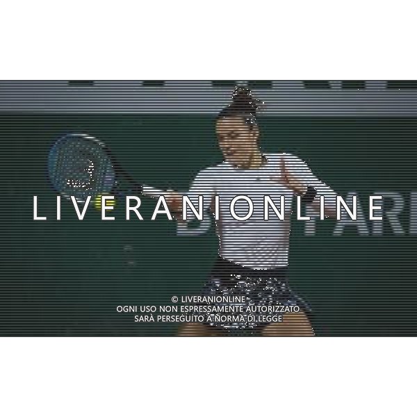 Roland Garros 2020, Grand Slam tournament - Tennis Internationals, 02 October 2020 Roland Garros stadium, paris, france, Italy Photo showing: Maria Sakkari of Greece in action against Martina Trevisan of Italy @LM/DPPI/DPPI/Rob Prange AG ALDO LIVERANI SAS