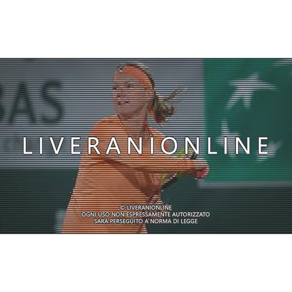 Roland Garros 2020, Grand Slam tournament - Tennis Internationals, 02 October 2020 Roland Garros stadium, paris, france, Italy Photo showing: Kiki Bertens of the Netherlands in action against Katerina Siniakova of the Czech Republic @LM/DPPI/DPPI/Rob Prange AG ALDO LIVERANI SAS
