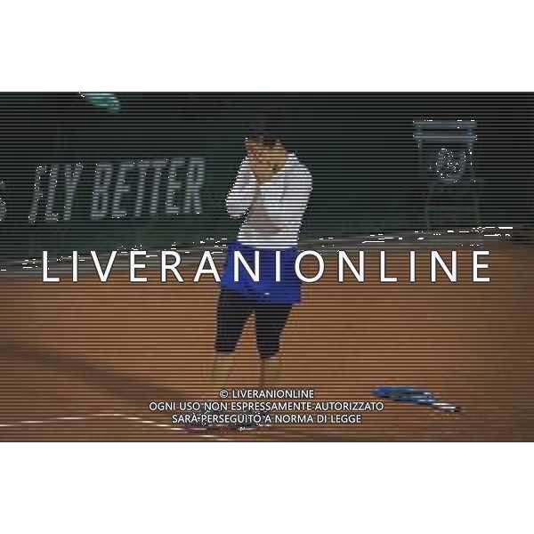 Roland Garros 2020, Grand Slam tournament - Tennis Internationals, 02 October 2020 Roland Garros stadium, paris, france, Italy Photo showing: Martina Trevisan of Italy in action against Maria Sakkari of Greece @LM/DPPI/DPPI/Rob Prange AG ALDO LIVERANI SAS