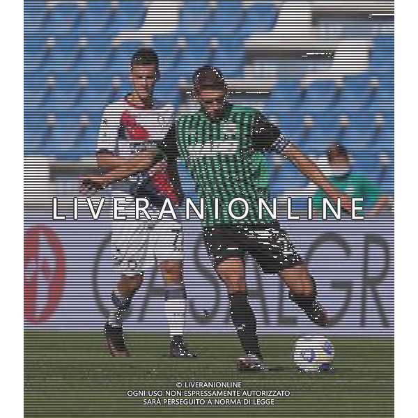 SASSUOLO - CROTONE CAMPIONATO CALCIO SERIE A TIM 03.10.2020 NELLA FOTO DOMENICO BERARDI E MILOS VULIC ©SANTANDREA / AGENZIA ALDO LIVERANI SAS