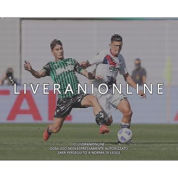 SASSUOLO - CROTONE CAMPIONATO CALCIO SERIE A TIM 03.10.2020 NELLA FOTO FILIP DJURICIC E SALVATORE MOLINA ©SANTANDREA / AGENZIA ALDO LIVERANI SAS
