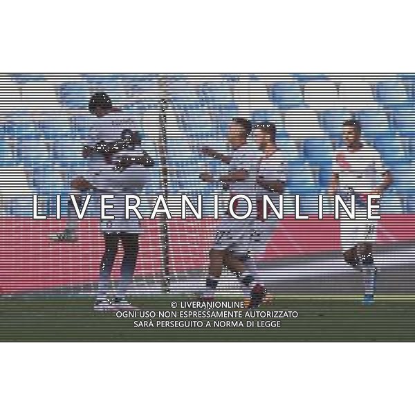 SASSUOLO - CROTONE CAMPIONATO CALCIO SERIE A TIM 03.10.2020 NELLA FOTO ESULTANZA DOPO IL GOL SU RIGORE DI SIMY ©SANTANDREA / AGENZIA ALDO LIVERANI SAS