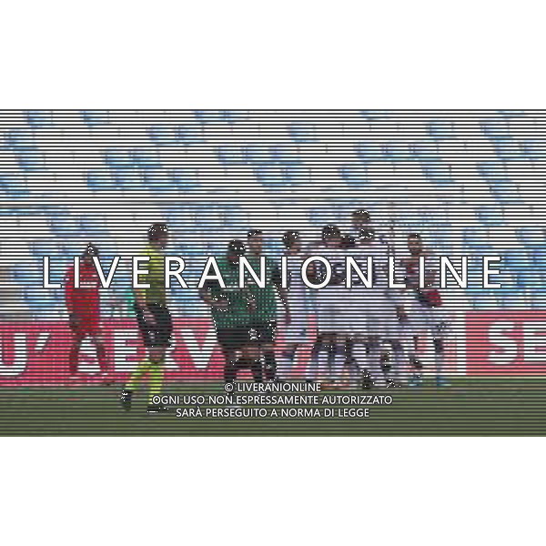 SASSUOLO - CROTONE CAMPIONATO CALCIO SERIE A TIM 03.10.2020 NELLA FOTO ESULTANZA DOPO IL GOL SU RIGORE DI SIMY ©SANTANDREA / AGENZIA ALDO LIVERANI SAS