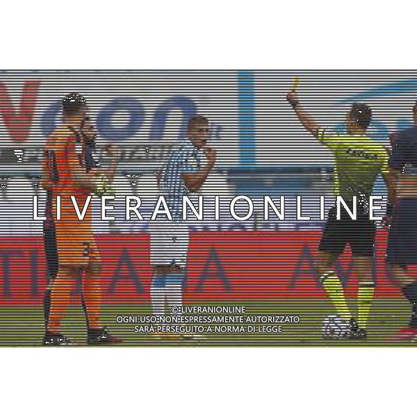 Spal - Cosenza Campionato di Calcio Serie BKT 03/10/2020 nella foto: Esposito Sebastiano(spal ferrara) arbitro robilotta ©Claudio Zamagni/Agenzia Aldo Liverani