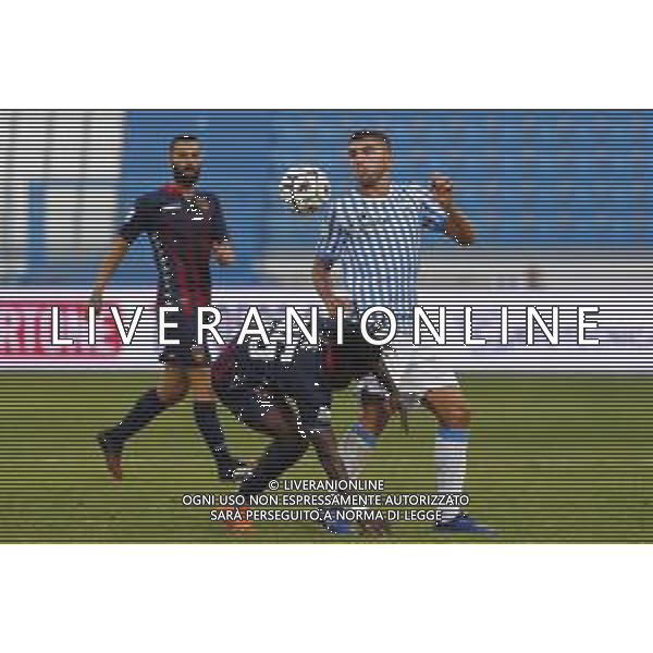 Spal - Cosenza Campionato di Calcio Serie BKT 03/10/2020 nella foto: Paloschi Alberto (spal ferrara) Kone Ben Lhassine(Cosenza) ©Claudio Zamagni/Agenzia Aldo Liverani