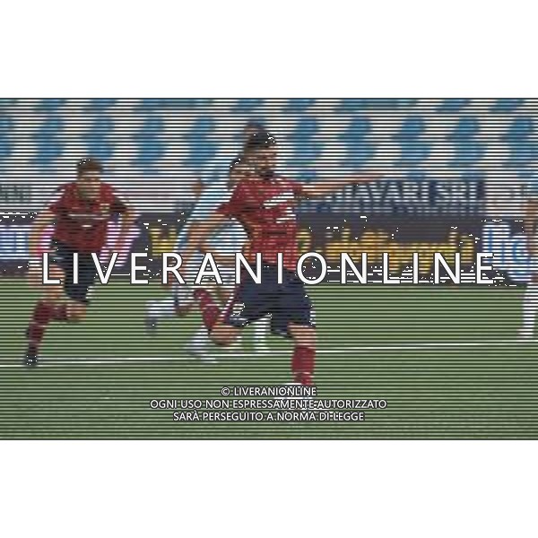 ENTELLA - REGGIANA REGGIO AUDACE CAMPIONATO CALCIO SERIE BKT 03.10.2020 NELLA FOTO IVAN VARONE IL GOL SU RIGORE © AGENZIA ALDO LIVERANI SAS