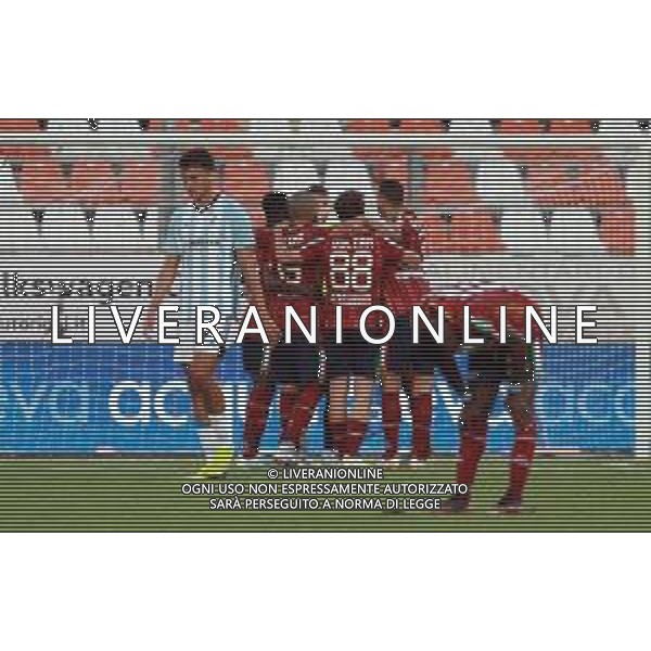 ENTELLA - REGGIANA REGGIO AUDACE CAMPIONATO CALCIO SERIE BKT 03.10.2020 NELLA FOTO ESULTANZA REGGIO AUDACE © AGENZIA ALDO LIVERANI SAS