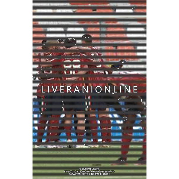 ENTELLA - REGGIANA REGGIO AUDACE CAMPIONATO CALCIO SERIE BKT 03.10.2020 NELLA FOTO ESULTANZA REGGIO AUDACE © AGENZIA ALDO LIVERANI SAS