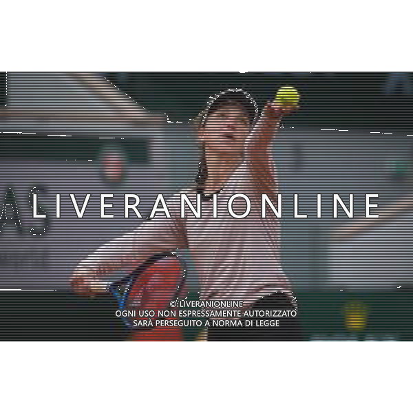 Roland Garros 2020, Grand Slam tournament - Tennis Internationals, 03 October 2020 Roland Garros stadium, paris, france, Italy Photo showing: Patricia Maria Tig of Romania in action against Fiona Ferro of France @LM/DPPI/DPPI/Rob Prange AG ALDO LIVERANI SAS