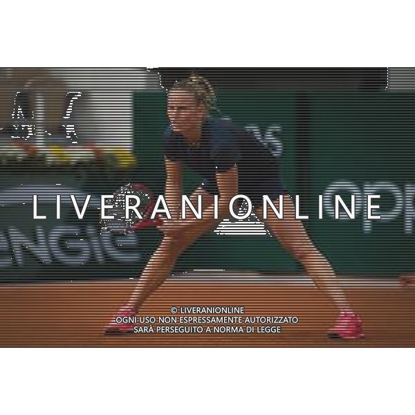 Roland Garros 2020, Grand Slam tournament - Tennis Internationals, 03 October 2020 Roland Garros stadium, paris, france, Italy Photo showing: Fiona Ferro of France in action against Patricia Maria Tig of Romania @LM/DPPI/DPPI/Rob Prange AG ALDO LIVERANI SAS