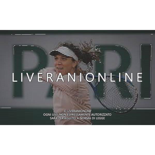 Roland Garros 2020, Grand Slam tournament - Tennis Internationals, 03 October 2020 Roland Garros stadium, paris, france, Italy Photo showing: Patricia Maria Tig of Romania in action against Fiona Ferro of France @LM/DPPI/DPPI/Rob Prange AG ALDO LIVERANI SAS