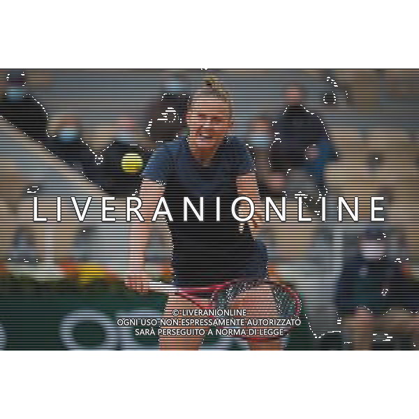 Roland Garros 2020, Grand Slam tournament - Tennis Internationals, 03 October 2020 Roland Garros stadium, paris, france, Italy Photo showing: Fiona Ferro of France in action against Patricia Maria Tig of Romania @LM/DPPI/DPPI/Rob Prange AG ALDO LIVERANI SAS