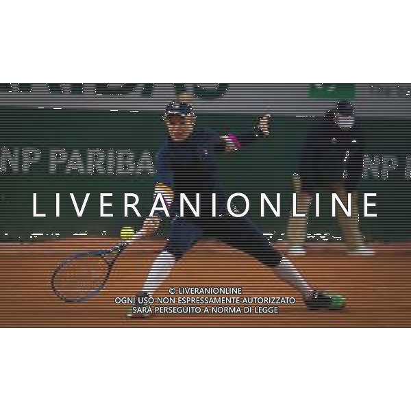 Roland Garros 2020, Grand Slam tournament - Tennis Internationals, 03 October 2020 Roland Garros stadium, paris, france, Italy Photo showing: Laura Siegemund of Germany in action against Petra Martic of Croatia @LM/DPPI/DPPI/Rob Prange AG ALDO LIVERANI SAS