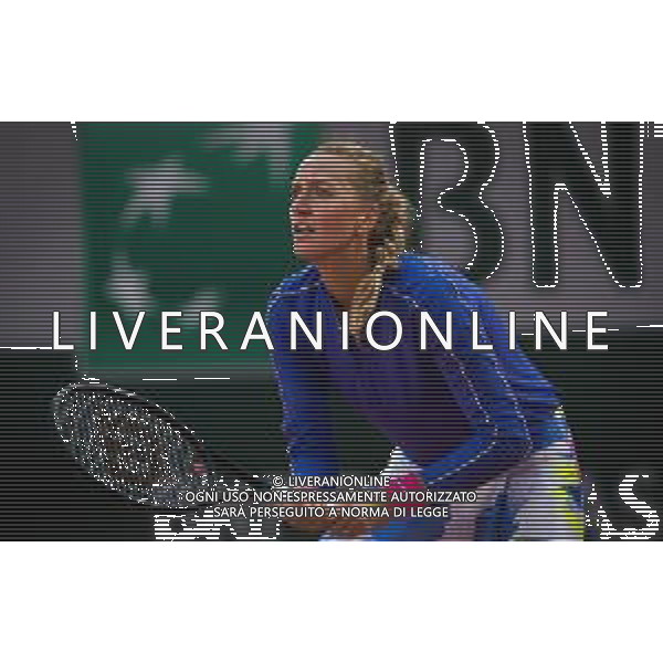 Roland Garros 2020, Grand Slam tournament - Tennis Internationals, 03 October 2020 Roland Garros stadium, paris, france, Italy Photo showing: Petra Kvitova of the Czech Republic in action against Leylah Fernandez of Canada @LM/DPPI/DPPI/Rob Prange AG ALDO LIVERANI SAS