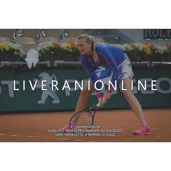Roland Garros 2020, Grand Slam tournament - Tennis Internationals, 03 October 2020 Roland Garros stadium, paris, france, Italy Photo showing: Petra Kvitova of the Czech Republic in action against Leylah Fernandez of Canada @LM/DPPI/DPPI/Rob Prange AG ALDO LIVERANI SAS