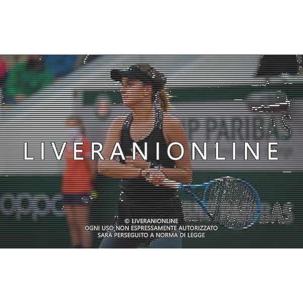Roland Garros 2020, Grand Slam tournament - Tennis Internationals, 03 October 2020 Roland Garros stadium, paris, france, Italy Photo showing: Clara Burel of France in action @LM/DPPI/DPPI/Rob Prange AG ALDO LIVERANI SAS