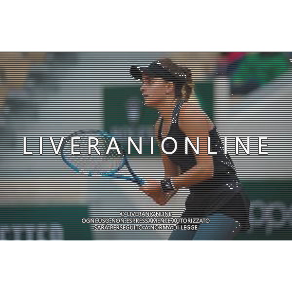 Roland Garros 2020, Grand Slam tournament - Tennis Internationals, 03 October 2020 Roland Garros stadium, paris, france, Italy Photo showing: Clara Burel of France in action @LM/DPPI/DPPI/Rob Prange AG ALDO LIVERANI SAS
