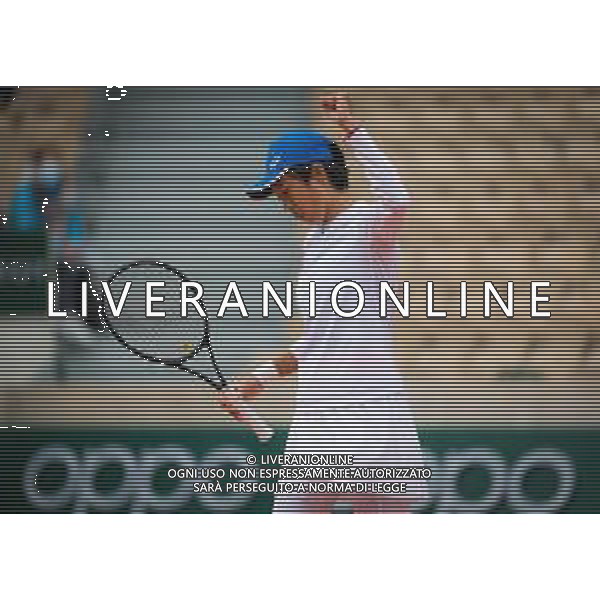 Roland Garros 2020, Grand Slam tournament - Tennis Internationals, 03 October 2020 Roland Garros stadium, paris, france, Italy Photo showing: Shuai Zhang of China in action @LM/DPPI/DPPI/Rob Prange AG ALDO LIVERANI SAS