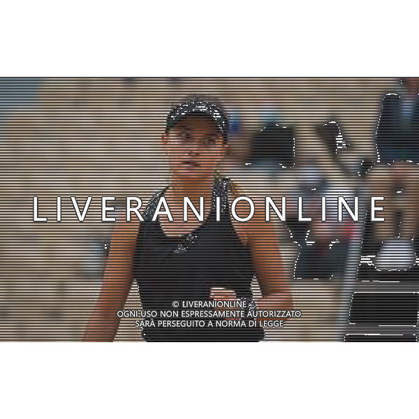 Roland Garros 2020, Grand Slam tournament - Tennis Internationals, 03 October 2020 Roland Garros stadium, paris, france, Italy Photo showing: Clara Burel of France in action @LM/DPPI/DPPI/Rob Prange AG ALDO LIVERANI SAS