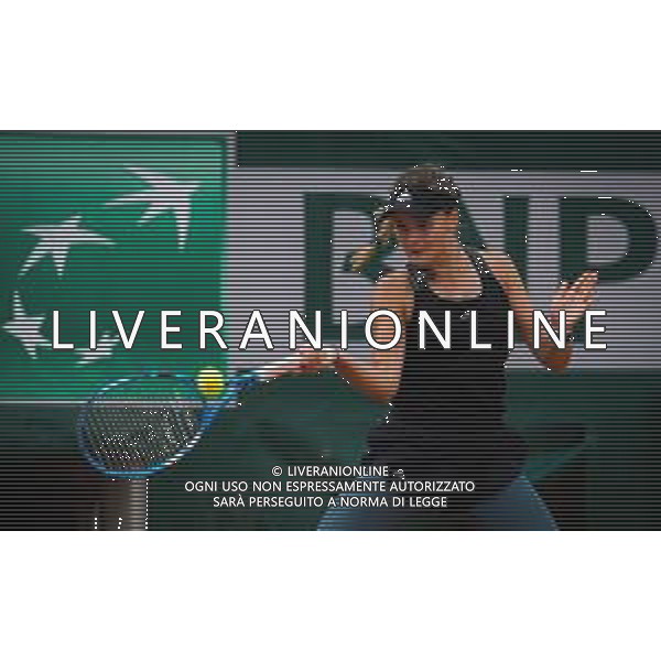 Roland Garros 2020, Grand Slam tournament - Tennis Internationals, 03 October 2020 Roland Garros stadium, paris, france, Italy Photo showing: Clara Burel of France in action @LM/DPPI/DPPI/Rob Prange AG ALDO LIVERANI SAS