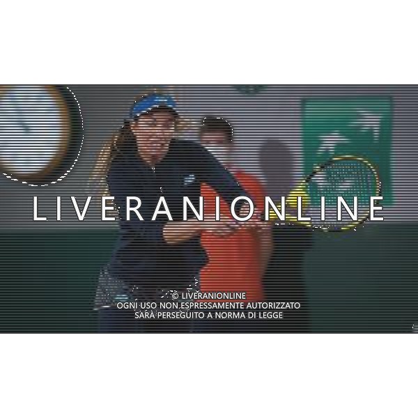 Roland Garros 2020, Grand Slam tournament - Tennis Internationals, 03 October 2020 Roland Garros stadium, paris, france, Italy Photo showing: Danielle Collins of the United States in action against Garbine Muguruza of Spain @LM/DPPI/DPPI/Rob Prange AG ALDO LIVERANI SAS