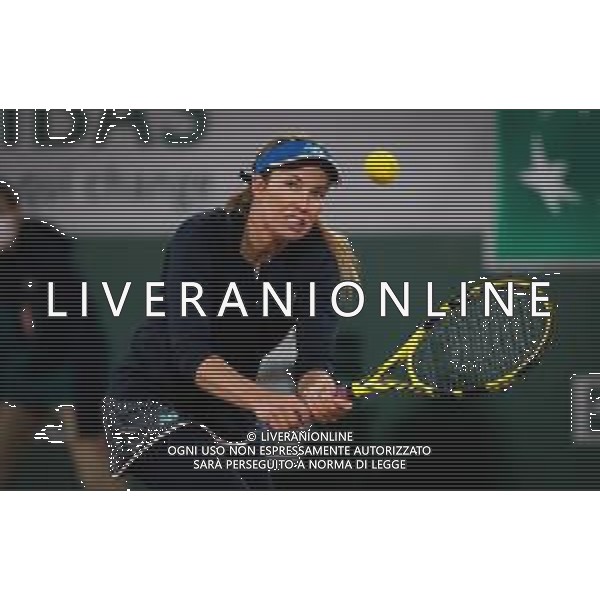 Roland Garros 2020, Grand Slam tournament - Tennis Internationals, 03 October 2020 Roland Garros stadium, paris, france, Italy Photo showing: Danielle Collins of the United States in action against Garbine Muguruza of Spain @LM/DPPI/DPPI/Rob Prange AG ALDO LIVERANI SAS