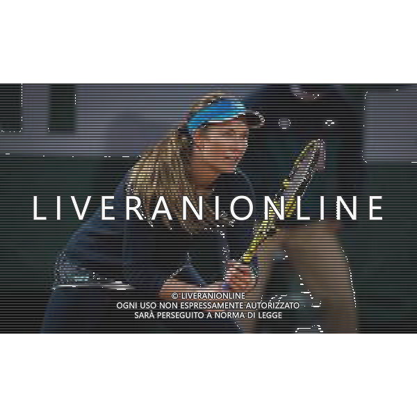 Roland Garros 2020, Grand Slam tournament - Tennis Internationals, 03 October 2020 Roland Garros stadium, paris, france, Italy Photo showing: Danielle Collins of the United States in action against Garbine Muguruza of Spain @LM/DPPI/DPPI/Rob Prange AG ALDO LIVERANI SAS