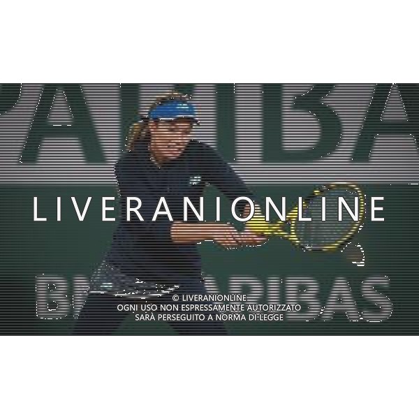 Roland Garros 2020, Grand Slam tournament - Tennis Internationals, 03 October 2020 Roland Garros stadium, paris, france, Italy Photo showing: Danielle Collins of the United States in action against Garbine Muguruza of Spain @LM/DPPI/DPPI/Rob Prange AG ALDO LIVERANI SAS