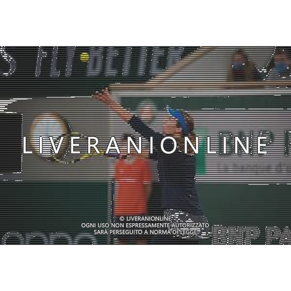 Roland Garros 2020, Grand Slam tournament - Tennis Internationals, 03 October 2020 Roland Garros stadium, paris, france, Italy Photo showing: Danielle Collins of the United States in action against Garbine Muguruza of Spain @LM/DPPI/DPPI/Rob Prange AG ALDO LIVERANI SAS