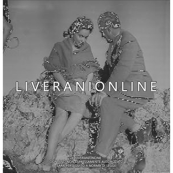 RETROSPETTIVA GINA LOLLOBRIGIDA ATTRICE NELLA FOTO GINA LOLLOBRIGIDA NEL FILM PANE AMORE E GELOSIA NELL\'ANNO 1954 CON VITTORIO DE SICA AG ALDO LIVERANI SAS