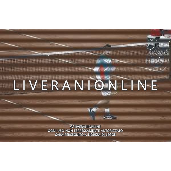 Roland Garros 2020, Grand Slam tournament - Tennis Internationals, 04 October 2020 Roland Garros stadium, paris, france, Italy Photo showing: Hugo GASTON (FRA) celebrated point winned @LM/DPPI/DPPI/Stephane Allaman AG ALDO LIVERANI SAS
