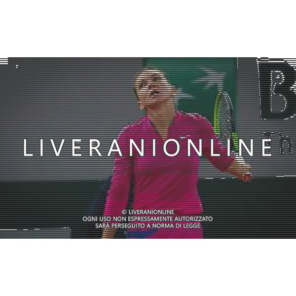 Roland Garros 2020, Grand Slam tournament - Tennis Internationals, 04 October 2020 Roland Garros stadium, paris, france, Italy Photo showing: Simona Halep of Romania in action against Iga Swiatek of Poland @LM/DPPI/DPPI/Rob Prange AG ALDO LIVERANI SAS