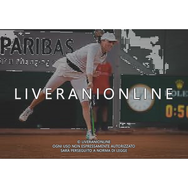 Roland Garros 2020, Grand Slam tournament - Tennis Internationals, 04 October 2020 Roland Garros stadium, paris, france, Italy Photo showing: Iga Swiatek of Poland in action against Simona Halep of Romania @LM/DPPI/DPPI/Rob Prange AG ALDO LIVERANI SAS