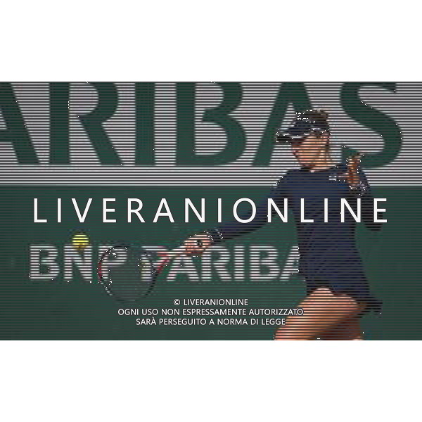 Roland Garros 2020, Grand Slam tournament - Tennis Internationals, 04 October 2020 Roland Garros stadium, paris, france, Italy Photo showing: Nadia Podoroska of Argentina in action against Barbora Krejcikova of the Czech Republic @LM/DPPI/DPPI/Rob Prange AG ALDO LIVERANI SAS
