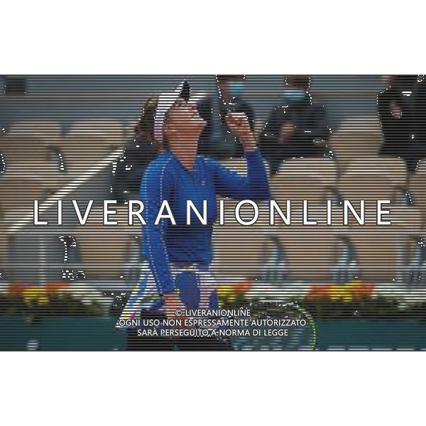 Roland Garros 2020, Grand Slam tournament - Tennis Internationals, 04 October 2020 Roland Garros stadium, paris, france, Italy Photo showing: Elina Svitolina of the Ukraine celebrates after winning against Caroline Garcia of France @LM/DPPI/DPPI/Rob Prange AG ALDO LIVERANI SAS