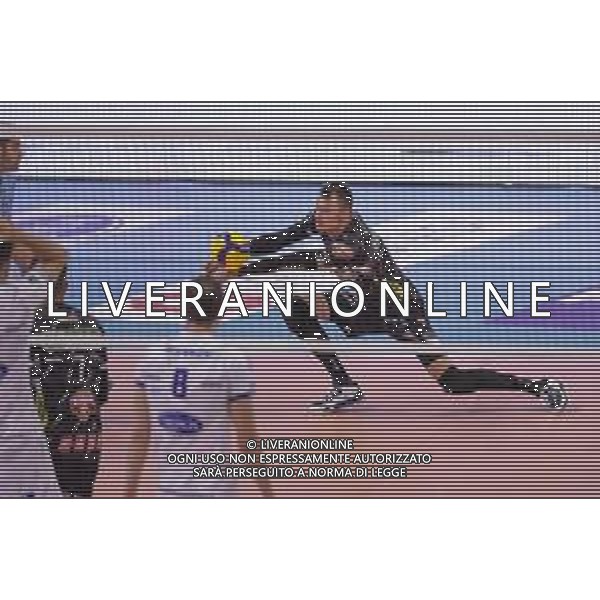 Top Volley Cisterna vs Kioene Padova - Campionato di Volley Superlega Serie A 2020/2021, 04 ottobre 2020 Cisterna di Latina, Italia Nella foto: Wojciech Julian Wlodarczyk @LM/Luigi Mariani AG ALDO LIVERANI SAS