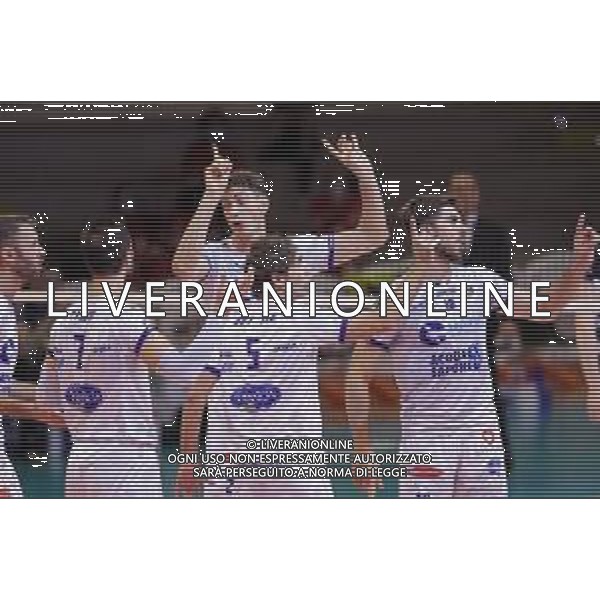 Top Volley Cisterna vs Kioene Padova - Campionato di Volley Superlega Serie A 2020/2021, 04 ottobre 2020 Cisterna di Latina, Italia Nella foto: delusione Top Volley Cisterna @LM/Luigi Mariani AG ALDO LIVERANI SAS