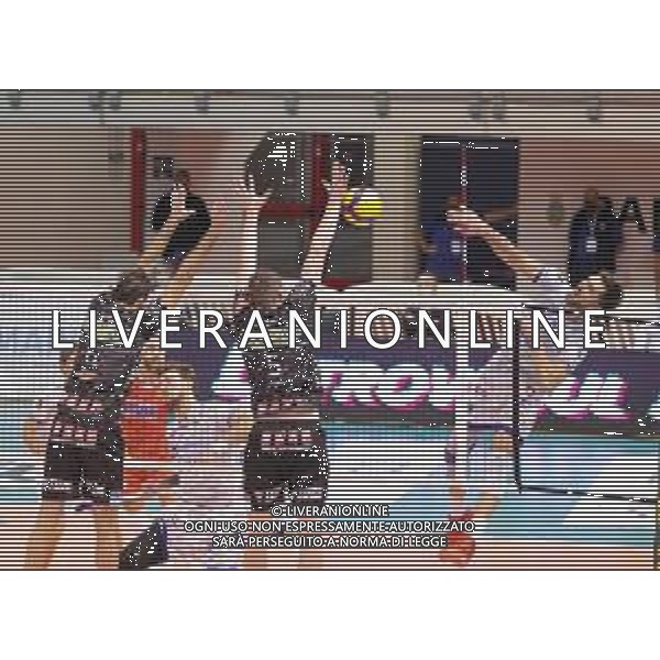 Top Volley Cisterna vs Kioene Padova - Campionato di Volley Superlega Serie A 2020/2021, 04 ottobre 2020 Cisterna di Latina, Italia Nella foto: attacco Luigi Randazzo @LM/Luigi Mariani AG ALDO LIVERANI SAS
