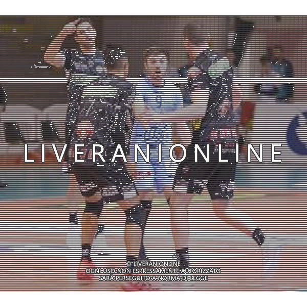 Top Volley Cisterna vs Kioene Padova - Campionato di Volley Superlega Serie A 2020/2021, 04 ottobre 2020 Cisterna di Latina, Italia Nella foto: Esultanza La Fuente Danani (Kioene Padova) @LM/Luigi Mariani AG ALDO LIVERANI SAS