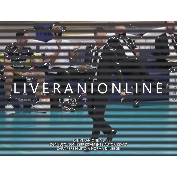 Top Volley Cisterna vs Kioene Padova - Campionato di Volley Superlega Serie A 2020/2021, 04 ottobre 2020 Cisterna di Latina, Italia Nella foto: coach Jacopo Cuttini (Kioene Padova) @LM/Luigi Mariani AG ALDO LIVERANI SAS