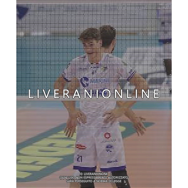 Top Volley Cisterna vs Kioene Padova - Campionato di Volley Superlega Serie A 2020/2021, 04 ottobre 2020 Cisterna di Latina, Italia Nella foto: Tobias Krick (Top Volley Cisterna) @LM/Luigi Mariani AG ALDO LIVERANI SAS