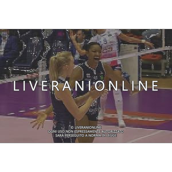 Reale Mutua Fenera Chieri vs Igor Gorgonzola Novara - Campionato di Volley Serie A1 Femminile 2020/2021, 04 ottobre 2020 Chieri, Italia Nella foto: Esultanza di Alhassan Rhamat (Reale Mutua Fenera Chieri) @LM/Letizia Valle AG ALDO LIVERANI SAS