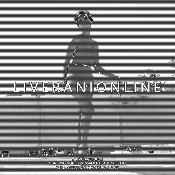 RETROSPETTIVA CLAUDIA CARDINALE ATTRICE NELLA FOTO CLAUDIA CARDINALE A ROMA NELL\'ANNO 1960 AG ALDO LIVERANI SAS