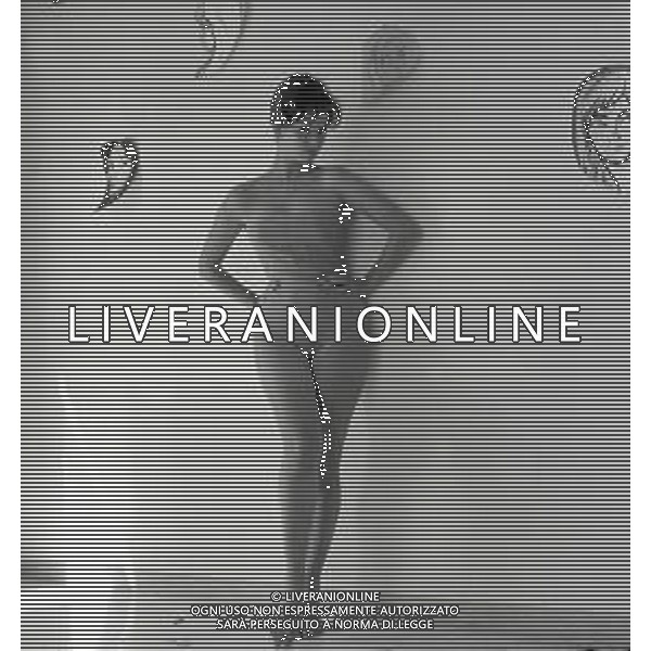 RETROSPETTIVA CLAUDIA CARDINALE ATTRICE NELLA FOTO CLAUDIA CARDINALE A ROMA NELL\'ANNO 1960 AG ALDO LIVERANI SAS