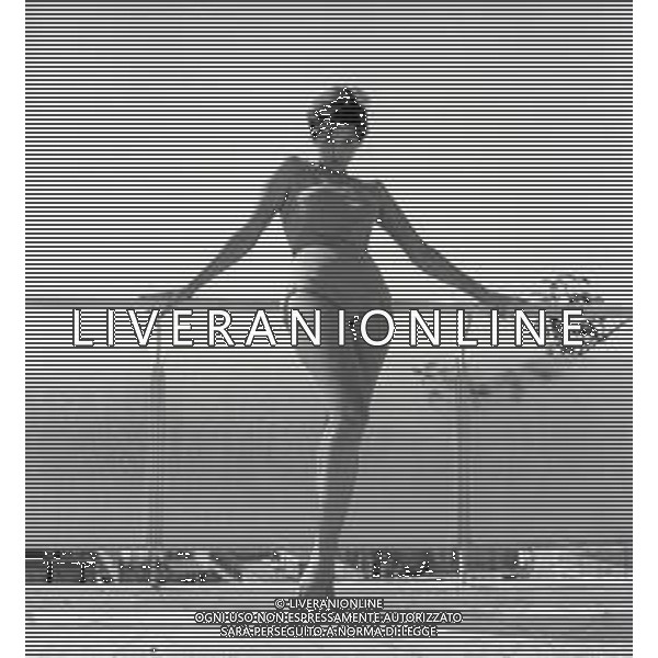 RETROSPETTIVA CLAUDIA CARDINALE ATTRICE NELLA FOTO CLAUDIA CARDINALE A ROMA NELL\'ANNO 1960 AG ALDO LIVERANI SAS