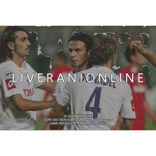 Firenze 07/08/2005 Fiorentina-Lodigiani Tim Cup 2005/2006 Nella foto: La gioia di Pazzini Giampaolo.* Ph Gianni Nucci/Agenzia Aldo Liverani