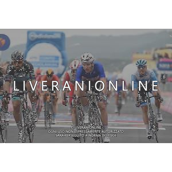 06-10-2020 Giro D\'italia; Tappa 04 Catania - Villafranca Tirrena; 2020, Groupama - Fdj; 2020, Bora - Hansgrohe; Demare, Arnaud; Sagan, Peter; Villafranca Tirrena; ©SIROTTI / AGENZIA ALDO LIVERANI SAS