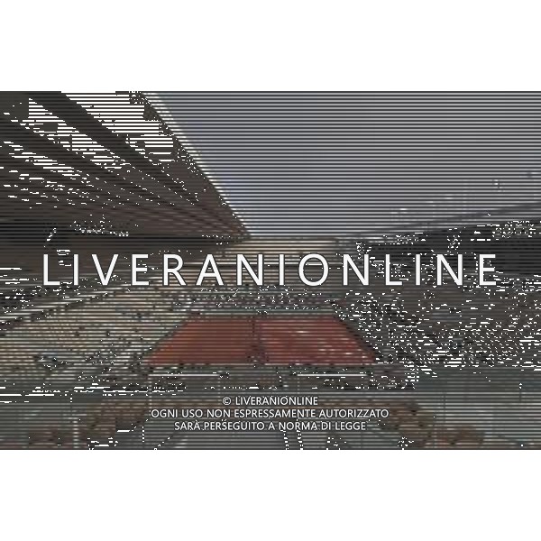 Roland Garros 2020, Grand Slam tournament - Tennis Internationals, 05 October 2020 Roland Garros stadium, paris, france, Italy Photo showing: The rooftop Philippe Chatrier stadium is closing @LM/DPPI/DPPI/Stephane Allaman AG ALDO LIVERANI SAS