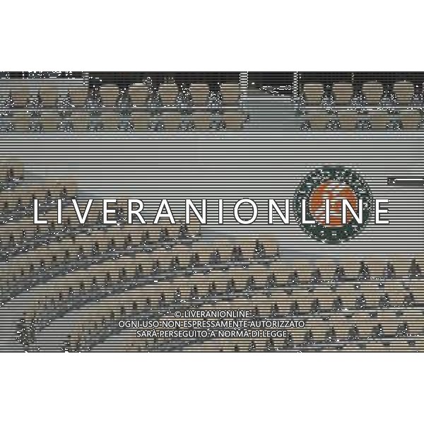 Roland Garros 2020, Grand Slam tournament - Tennis Internationals, 05 October 2020 Roland Garros stadium, paris, france, Italy Photo showing: Empty corner seats inside Philippe Chatrier stadium @LM/DPPI/DPPI/Stephane Allaman AG ALDO LIVERANI SAS