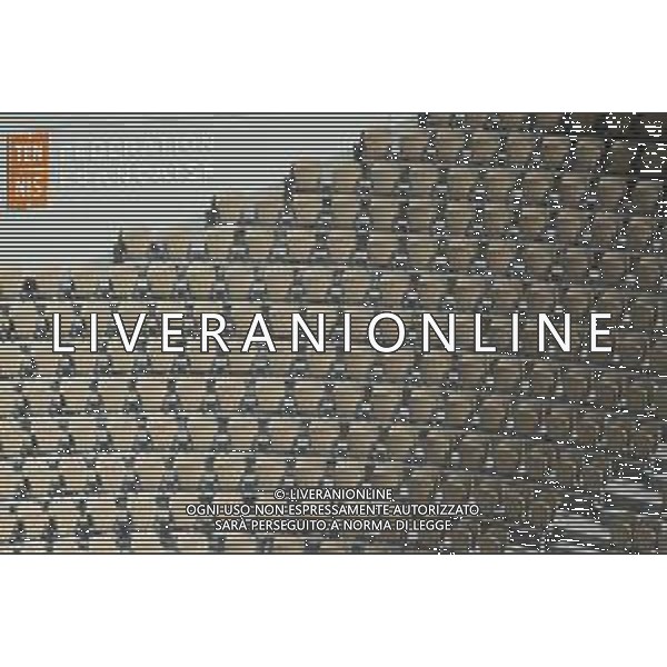 Roland Garros 2020, Grand Slam tournament - Tennis Internationals, 05 October 2020 Roland Garros stadium, paris, france, Italy Photo showing: Empty corner seats inside Philippe Chatrier stadium @LM/DPPI/DPPI/Stephane Allaman AG ALDO LIVERANI SAS